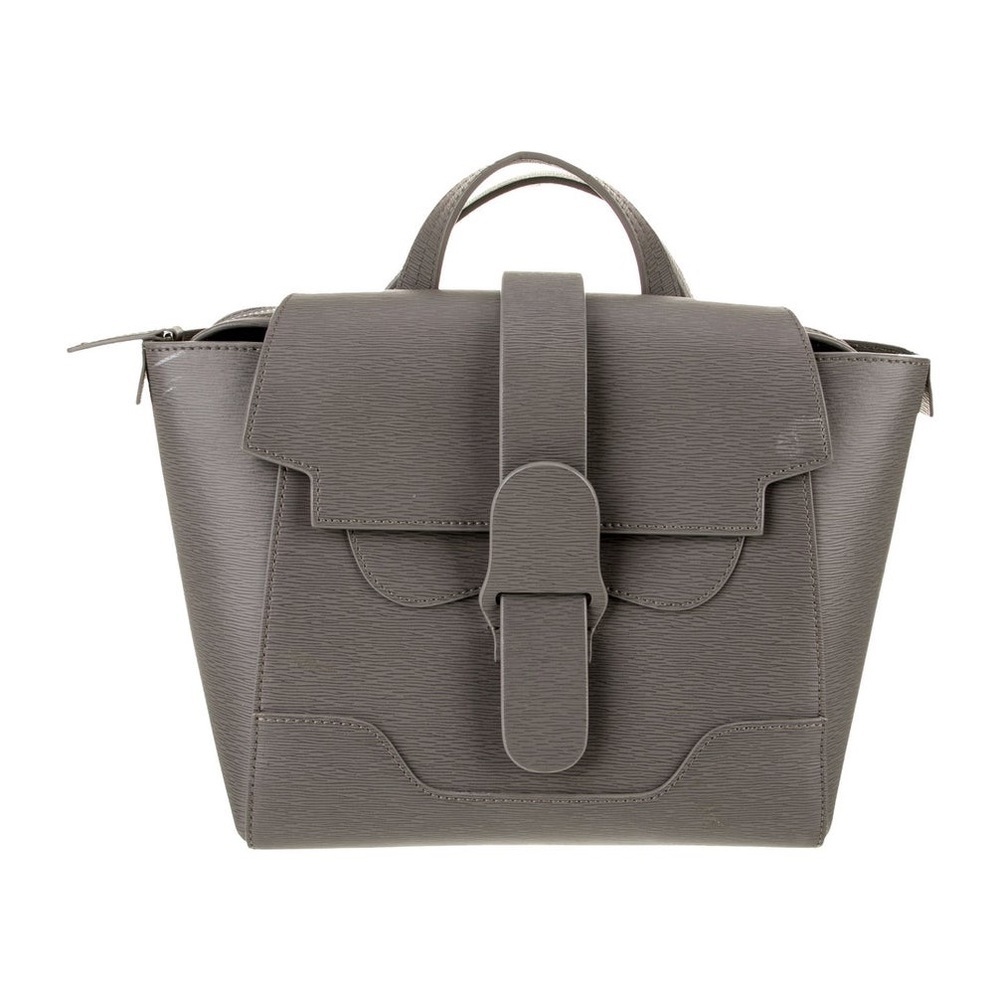 Senreve Grey Midi Maestro Satchel Bag